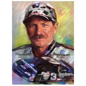  Dale Earnhardt Sr. (With Car) Sports Poster Print   11 X 