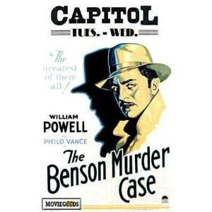  1930 The Benson Murder Case 27 x 40 inches Style A Movie Poster 