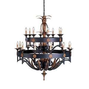  Currey and Company 9837 Camelot 20 Light Chandelier 9837 