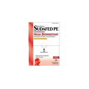  Pfizer Sudafed PE Nasal Decongestant Refill, 60 Packs per 