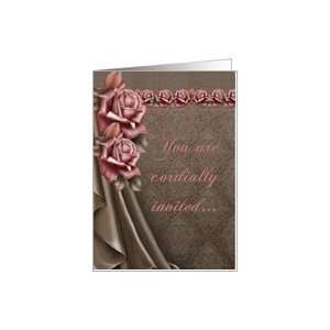 You are cordially invited Roses, Wedding, Invite, Invitation, Wedding 