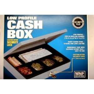  3M Low Profile Steel Cash Box with Security Lock 11.25 x 