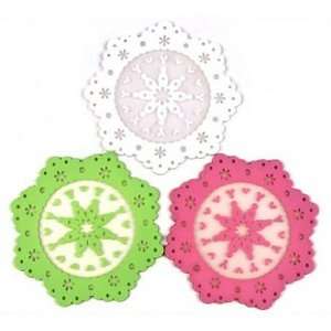  Transparent Snowflake Coasters Sea Glass Coasters