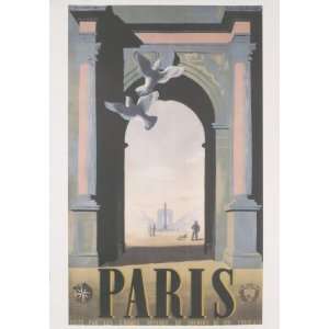  Paris by Adolphe Mouron Cassandre, 24x38