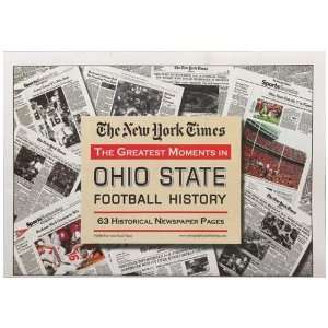   NCAA Ohio State Buckeyes Greatest Moments Newspaper