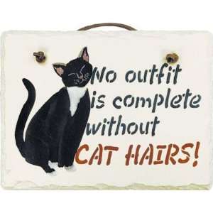  Funny Saying Collection Handmade in Maine Stenciled 6x8 Slate Cat 