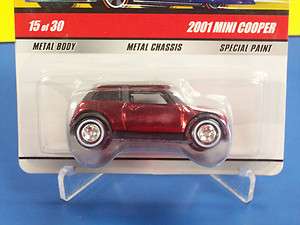 2009 Hot Wheels Classics Series 5 Chase Car #15 2001 Mini Cooper   red 