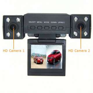 NEW Dual Lens Dashboard Car vehicle Camera Video Recorder DVR CAM 