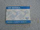 1986 Honda NB50 Aero Owners Manual EXCELLENT CONDITION