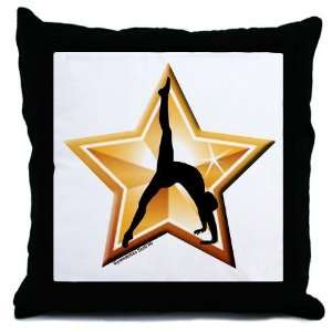  Gymnastics Pillow   Star Sports Throw Pillow by  