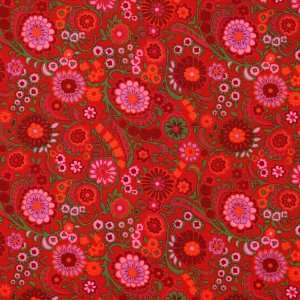   Fabrics Marylebone Kashmir Red Fabric Yardage Arts, Crafts & Sewing