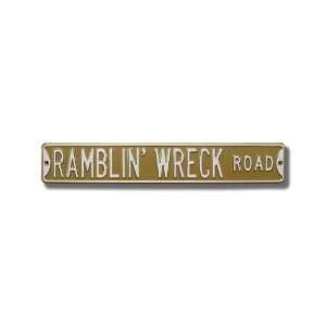  Ramblin Wreck Road Sign