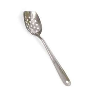  Serving Spoon Perforated 10 Inch Blunt End Kitchen 