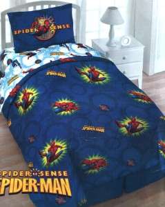 Spider Man Twin 4pc Bedding Set Comforter & Sheet Set Single Super 