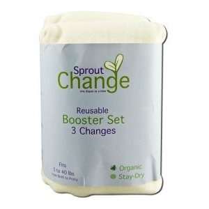 The Willow Store Sprout Change Reusable Organic Diaper Booster Set 