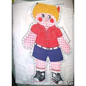  NEW Sad Girl Cut Out Printed Pattern Sewing Craft 22 