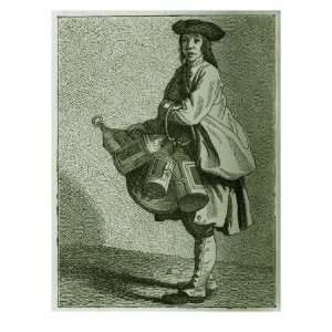 life in French history a lantern seller in 18th century Paris, France 