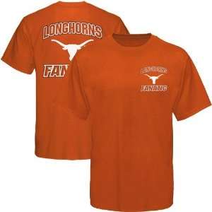    Texas Longhorns Burnt Orange Fanatic T shirt