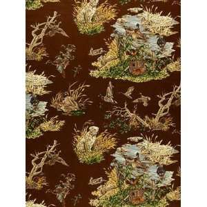   Sch 171123 Dog & Duck   Chestnut Fabric Arts, Crafts & Sewing