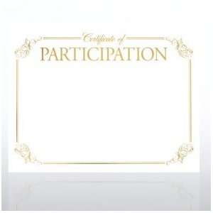    Stamped Certificate Paper   Cert of Participation