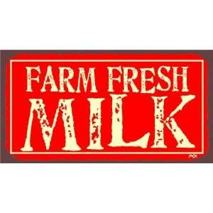   Vintage Metal Art Country Farm Retro Dairy Tin Sign