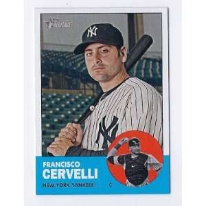 2012 Topps Heritage #339 Francisco Cervelli New York Yankees  