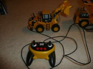 CAT CATERPILLAR REMOTE CONTROL FRONT END LOADER & DUMP TRUCK USED 