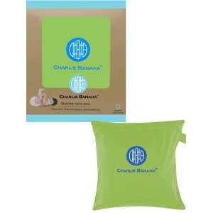    Charlie Banana Waterproof Cloth Diaper Tote Bag Green Baby