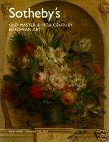 SOTHEBYS OLD MASTER & 19TH CENTURY EUROPEAN ART  