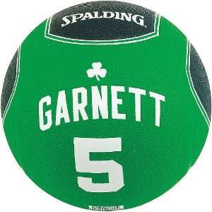  Spalding Boston Celtics Kevin Garnett Outdoor Jersey Ball 