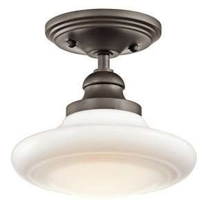   Kichler 42268OZ Pendant/Flush 1Lt Olde Bronze Keller