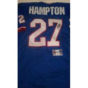  Rodney Hampton Signed New York Giants Jersey Everything 