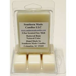  3.5 oz Scented Soy Wax Candle Melts Tarts   Buttered Rum 