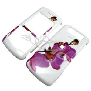 PINK ORCHID design for Blackberry Pearl 2 8110 8120 8130 snap on cover 