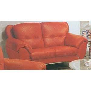  Retro 50s Modern Red Loveseat/Love Seat Sofa/Couch Contemporary 