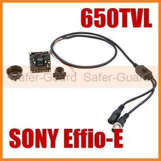 650TVL HD SONY Effio DSP CCD Color Board Camera OSD  