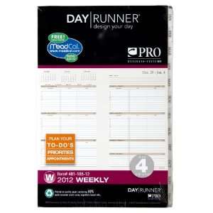  Day Runner PRO 3 in 1 Recycled Weekly Planning Pages, 6 x 