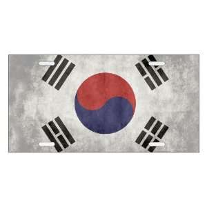 South Korean Flag License Plate