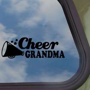  Cheer Grandma Black Decal Car Truck Bumper Window Sticker 