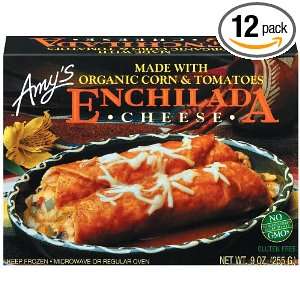 Amys Cheese Enchilada, Organic, 9 Ounce Boxes (Pack of 12)  