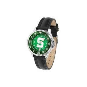 Michigan State Spartans Competitor Ladies AnoChrome Watch with Leather 