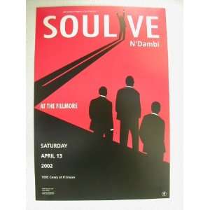  Soulive NDambi Handbill Poster The Fillmore