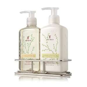  The Thymes Red Cherie Sink Set with Caddy Beauty