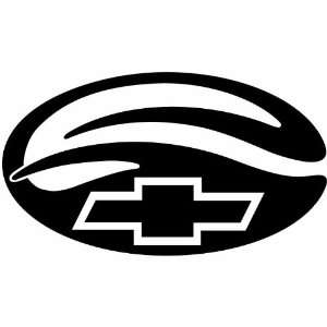 Chevy Logo 5 Inch White Decal Sticker