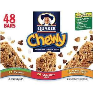 Chewy Granola Quaker Chewy Granola Variety Pack, 48ct.  