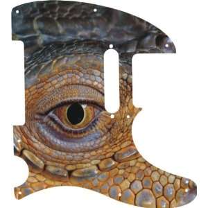  Reptile Eye Graphical Tele Standard 8 Hole Pickguard 