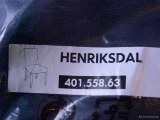 New IKEA Henriksdal 21 Chair Cover Dark Blue NIP  