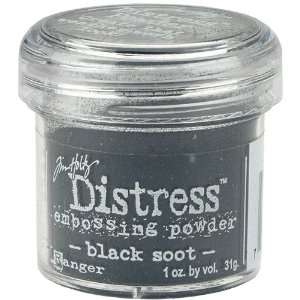  Distress Embossing Powder 1 Oz Black Soot