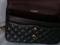 5160 CHANEL BLACK QUILTED JUMBO FLAP BAG 2011 Collection  