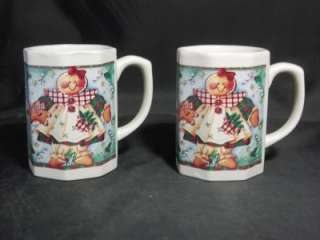 Ceramic Christmas Holiday Gingerbread Hot Chocolate Cocoa Coffee 